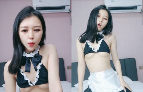 顶级小妞女仆装啪啪特写舔弄大屌口活很棒撩起内衣露奶子主动上位骑坐大屌爆插粉穴.}