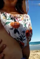 和女友海边度假兴致一来就推炮看女友比海还要浪}