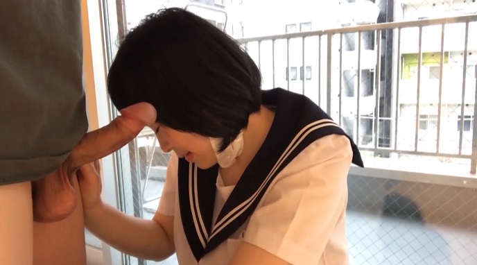 FC2PPV 4173830 【ハメ撮り・強中出し】セーラー服の似合う若すぎる女の子に中出ししてからのぶっかけ}