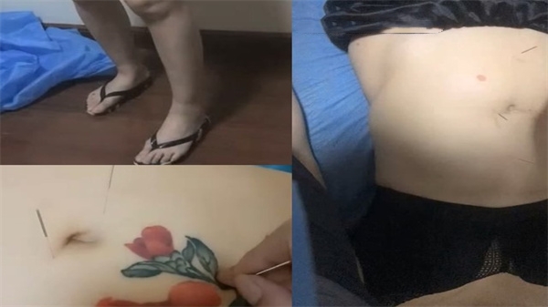 SPA老中医骚保健性爱理疗师针灸保养精油全身按摩扣逼.}